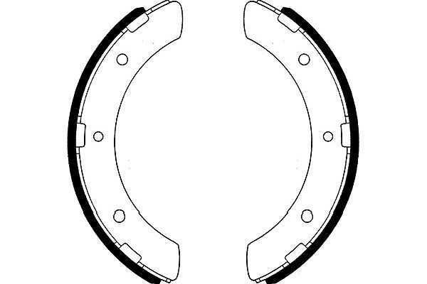 Bremsbackensatz KAVO PARTS KBS-6422