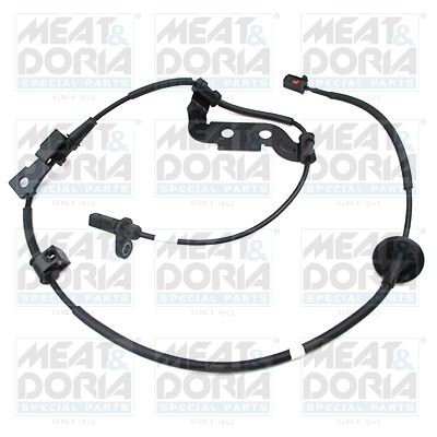 Sensor, Raddrehzahl MEAT & DORIA 90858E