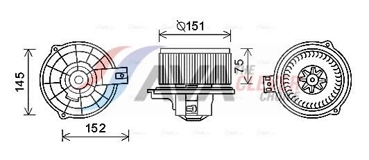 Innenraumgebläse AVA QUALITY COOLING KA8234