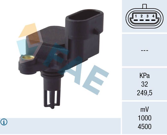 Sensor, Saugrohrdruck FAE 15072