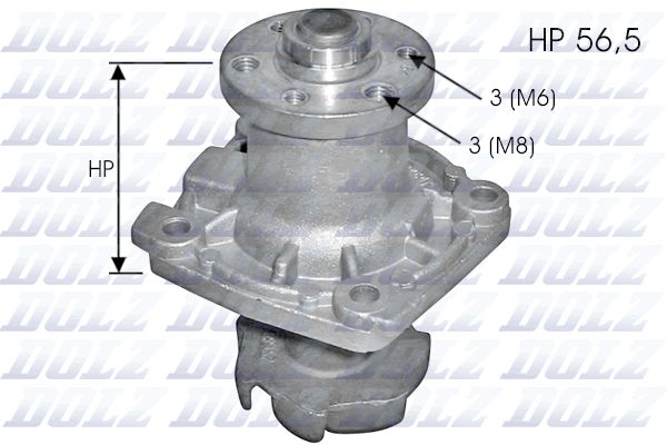 Wasserpumpe, Motorkühlung DOLZ S138