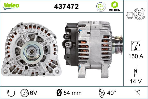 Lichtmaschine Generator VALEO 437472