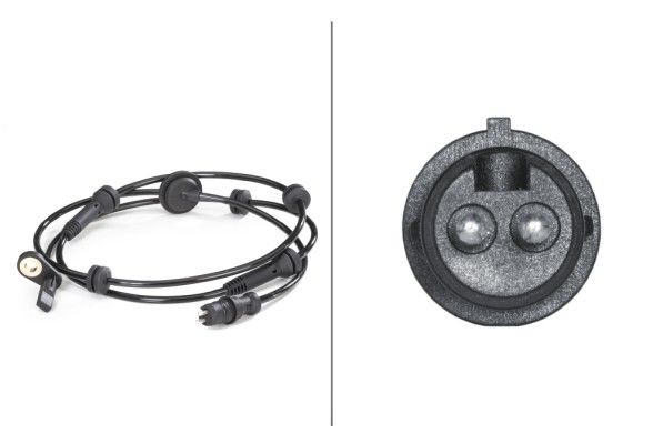 Sensor, Raddrehzahl HELLA 6pu 009 106-781