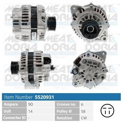 Generator MEAT & DORIA 5520931