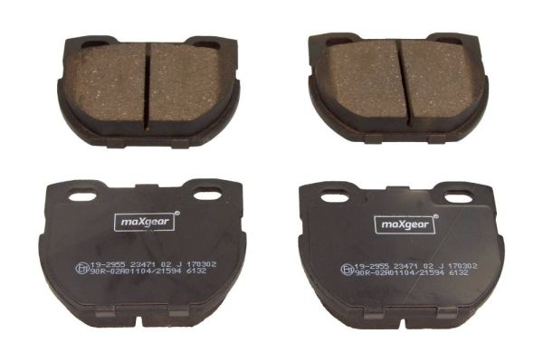 Bremsbelagsatz, Scheibenbremse MAXGEAR 19-2955