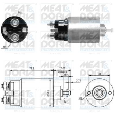 Magnetschalter, Starter MEAT & DORIA 46177