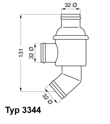 Thermostat, Kühlmittel WAHLER 3344.75