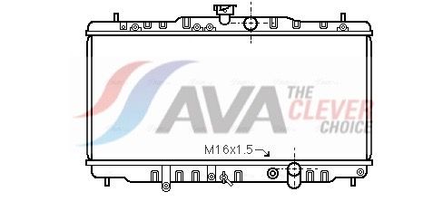 Kühler, Motorkühlung AVA QUALITY COOLING HD2055