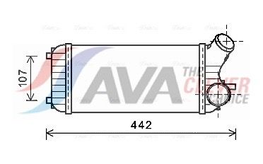 Ladeluftkühler AVA QUALITY COOLING FD4472