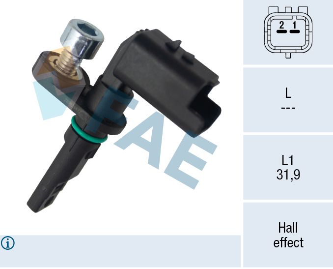 Sensor, Raddrehzahl FAE 78775