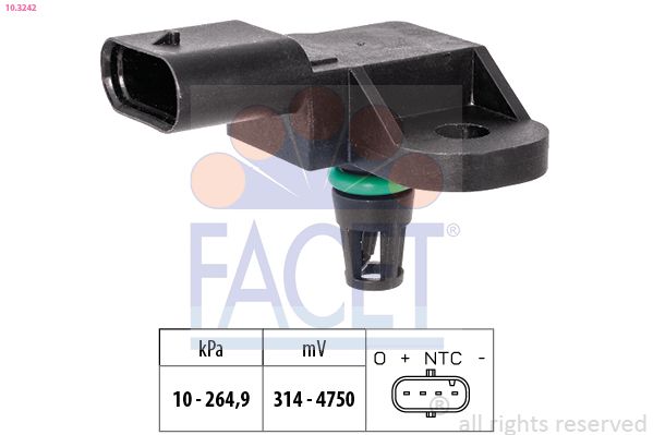 Luftdrucksensor, Höhenanpassung FACET 10.3242