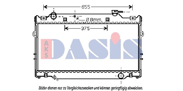 Kühler, Motorkühlung AKS DASIS 210174N