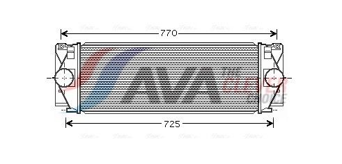 Ladeluftkühler AVA QUALITY COOLING VNA4267