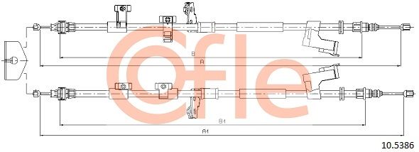 Seilzug, Feststellbremse COFLE 10.5386