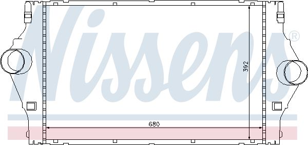 Ladeluftkühler NISSENS 96778