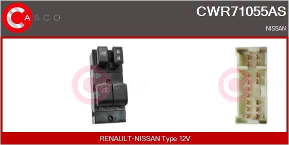 Schalter Fensterheber Casco CWR71055AS