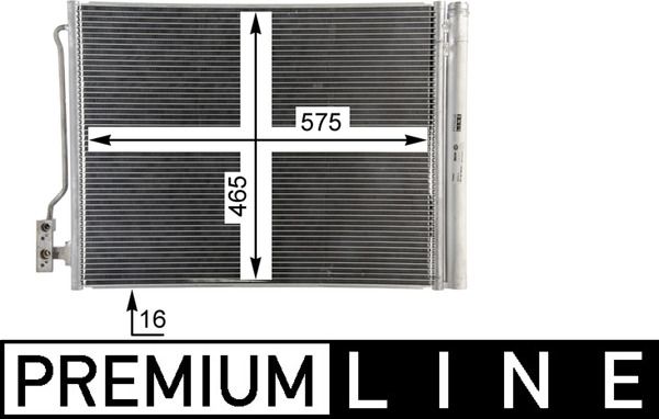 Kondensator, Klimaanlage MAHLE AC67000P
