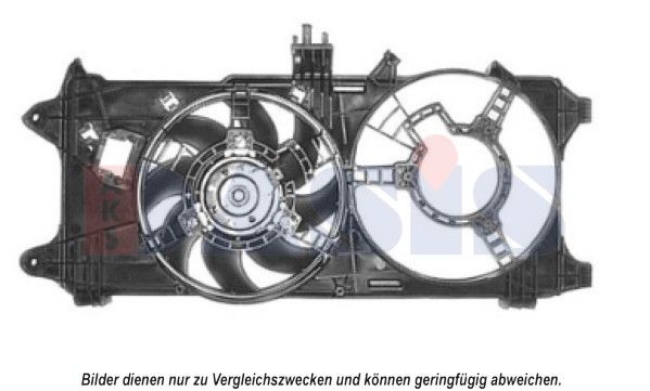 Lüfter, Motorkühlung AKS DASIS 088065N