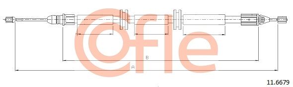 Seilzug, Feststellbremse COFLE 11.6679