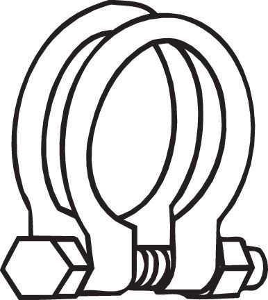 Klemmstück, Abgasanlage BOSAL 250-453