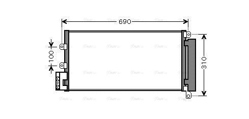 Kondensator, Klimaanlage AVA QUALITY COOLING fta5356d