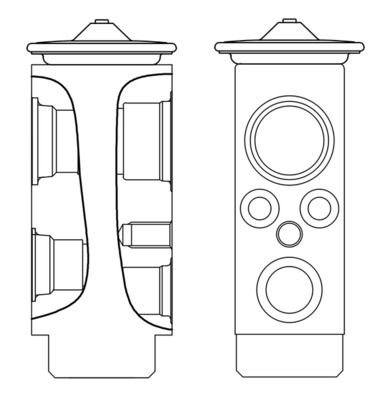Expansionsventil Klimaanlage MAHLE AVE 8 000S