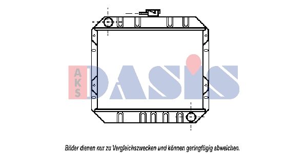 Kühler, Motorkühlung AKS DASIS 092280N
