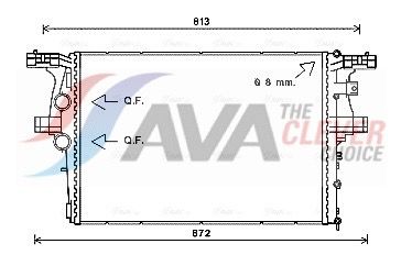 Kühler, Motorkühlung AVA QUALITY COOLING IV2126