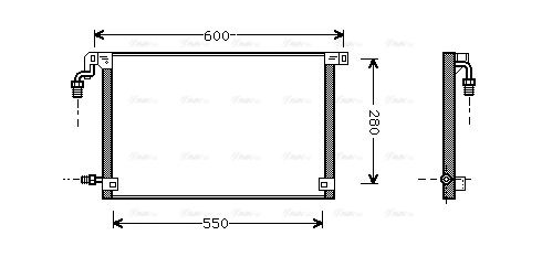 Kondensator, Klimaanlage AVA QUALITY COOLING cn5131