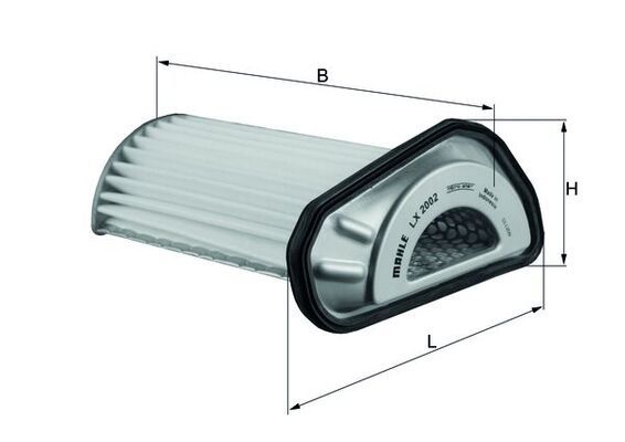 Luftfilter MAHLE LX2002