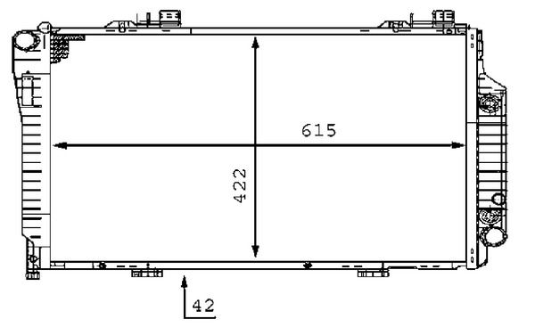 Kühler, Motorkühlung MAHLE CR231000S