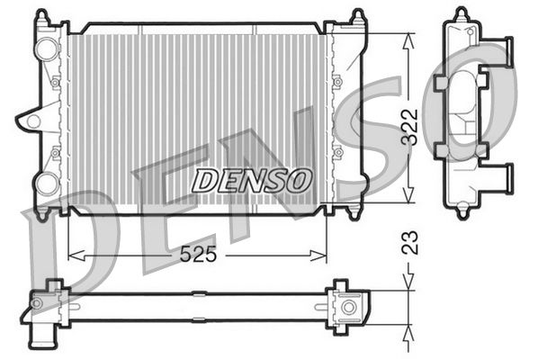 Kühler, Motorkühlung DENSO DRM32034