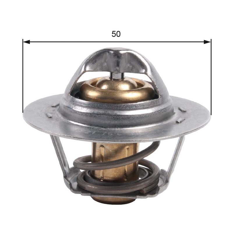 Thermostat, Kühlmittel GATES TH45975G1