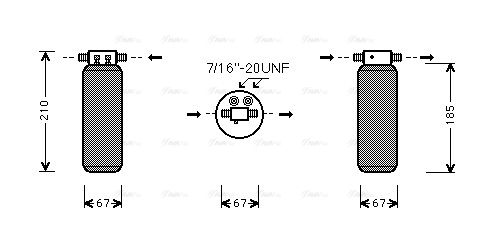 Trockner, Klimaanlage AVA QUALITY COOLING aud145