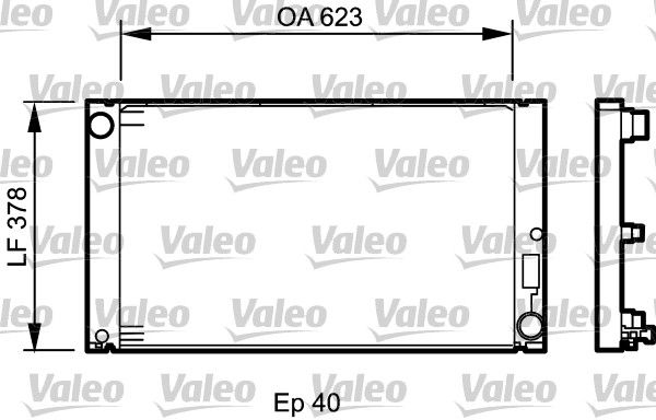 Kühler, Motorkühlung VALEO 735034