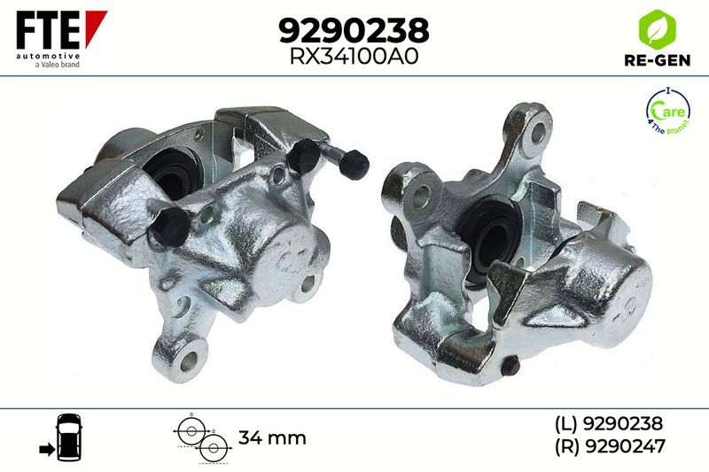 Bremssattel FTE 9290238