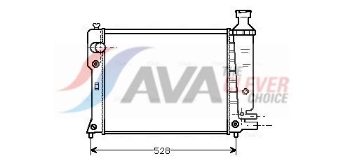 Kühler, Motorkühlung AVA QUALITY COOLING PEA2092
