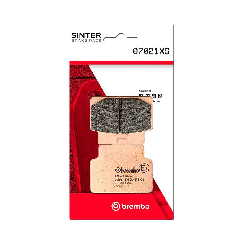 Bremsbelagsatz, Scheibenbremse BREMBO 07021XS