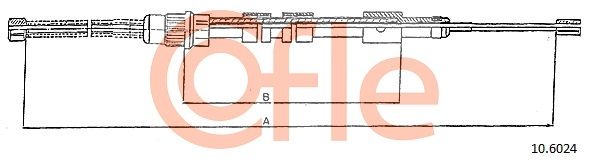 Seilzug, Feststellbremse COFLE 10.6024