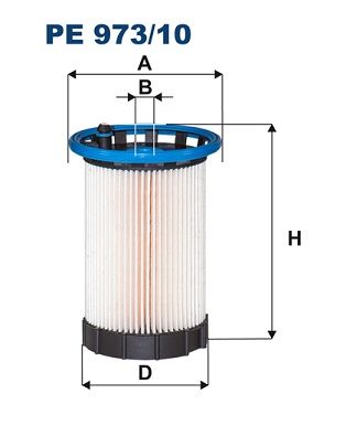 Kraftstofffilter FILTRON pe 973/10