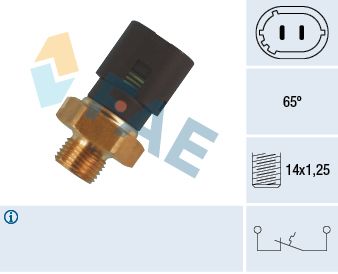 Temperaturschalter, Kühlmittelwarnlampe FAE 35700