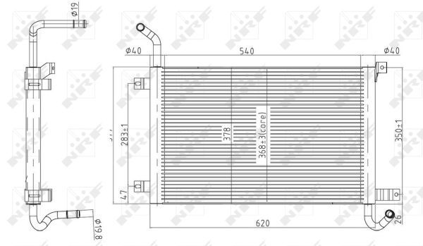 Kühler, Motorkühlung NRF 50145