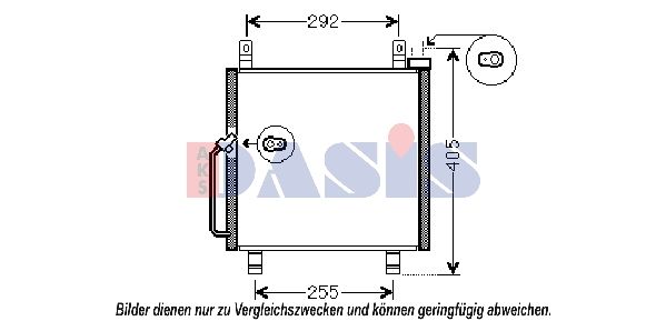 Kondensator, Klimaanlage AKS DASIS 322024N
