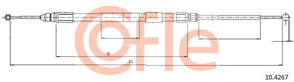 Seilzug, Feststellbremse COFLE 10.4267