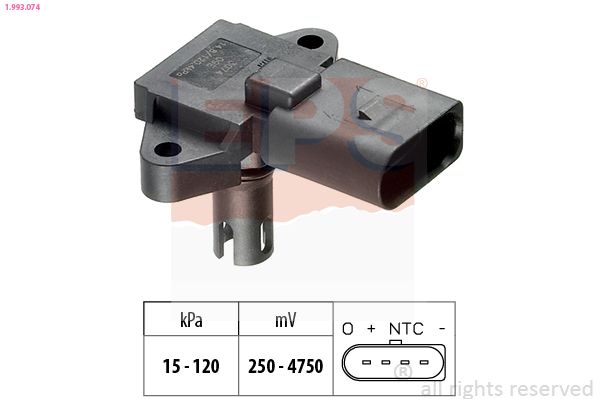 Luftdrucksensor, Höhenanpassung EPS 1.993.074