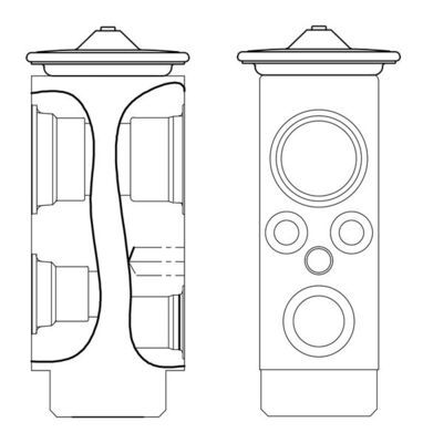 Expansionsventil, Klimaanlage MAHLE AVE9000S