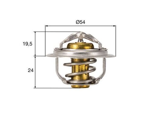 Thermostat, Kühlmittel MAHLE TX21282D