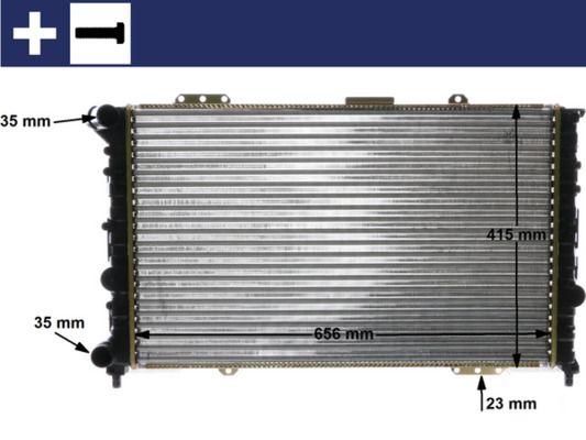 Kühler, Motorkühlung MAHLE CR1410000S