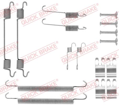 Zubehörsatz, Bremsbacken QUICK BRAKE 105-0029