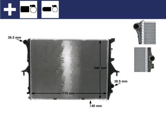 Kühler, Motorkühlung MAHLE CR571000S